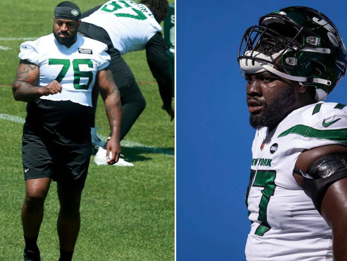 Jets OL Mekhi Becton: Right tackle move 'made no sense'