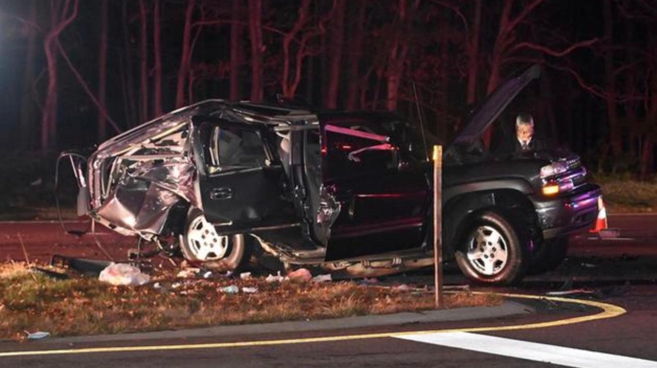 Two dead after crash at red light in Yaphank, Suffolk police say Newsday