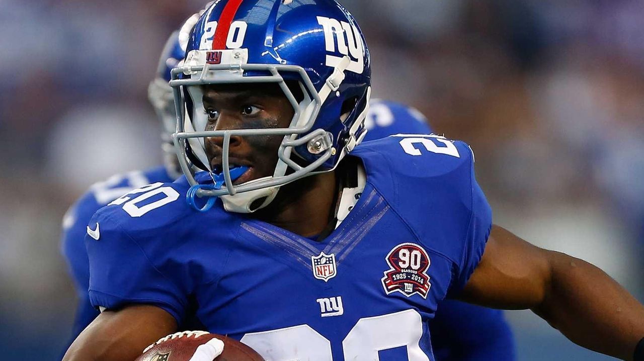 New York Giants cornerback Prince Amukamara (20) gets an