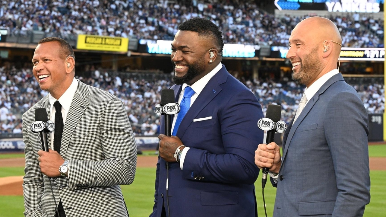 Yankees vs. Red Sox rivalry will get Derek Jeter, Alex Rodriguez and David Ortiz in the broadcast booth Saturday
