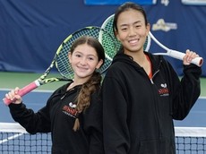 Juliette Prince, Selena Wang of Syosset win state girls tennis doubles crown