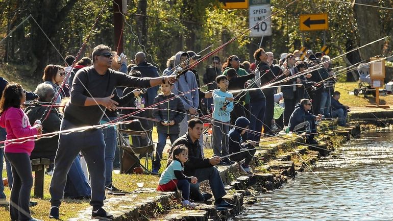 Hundreds of anglers of all ages and experience levels lined...