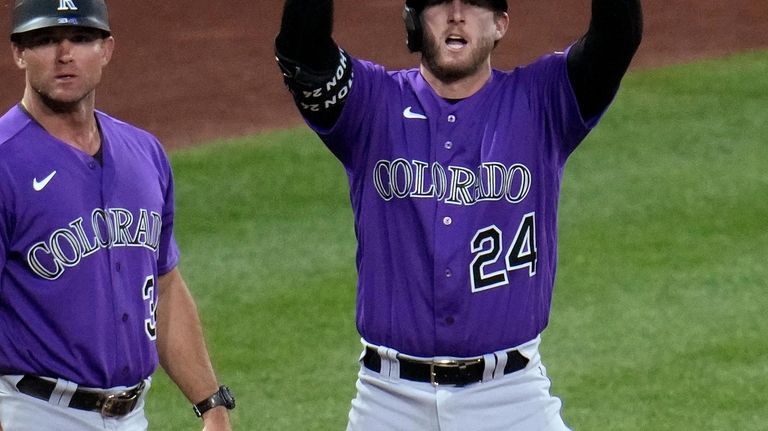 Rockies beat Pirates 10-1 with solid start from Connor Seabold