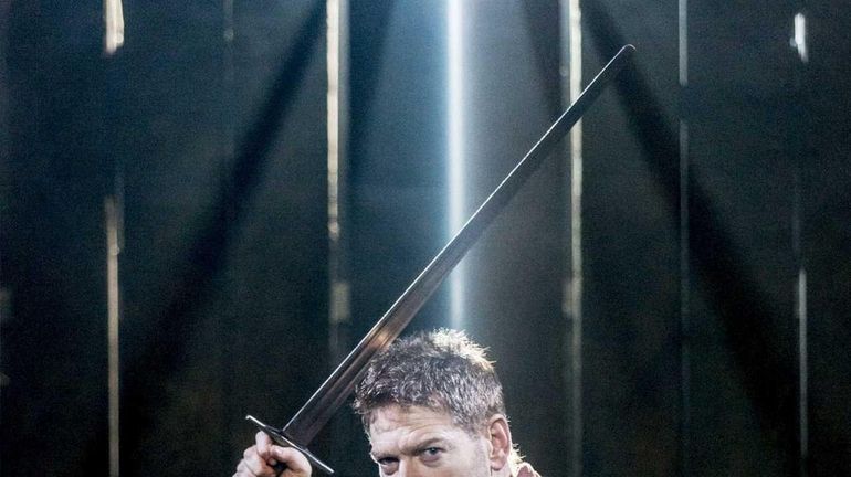 Kenneth Branagh as the title character in "Macbeth" at the...