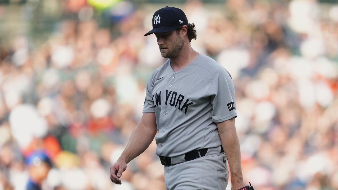 Yankees' Gerrit Cole suffers first bump in road in return from Tommy John surgery