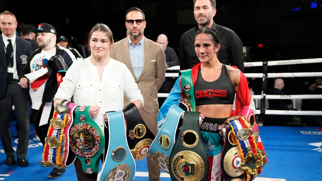 Amanda Serrano vs. Katie Taylor rematch postponed after injury - Newsday