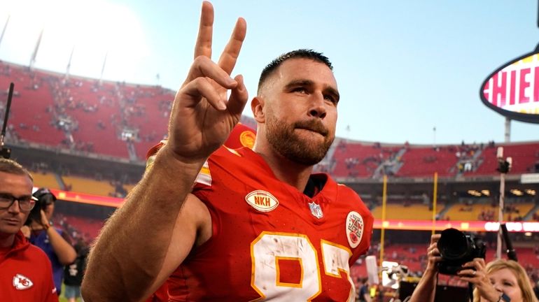 Kansas City tight end Travis Kelce.