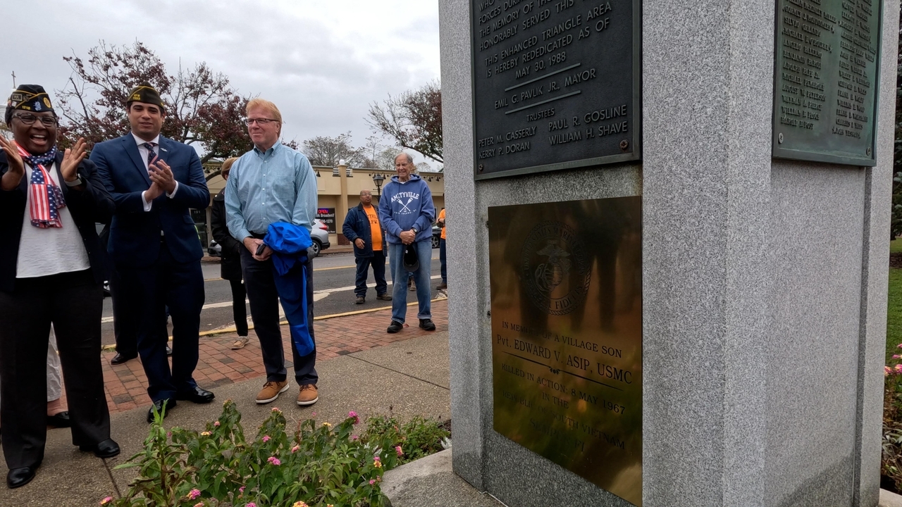 Amityville honors only village military hero who was killed in the Vietnam War - Newsday