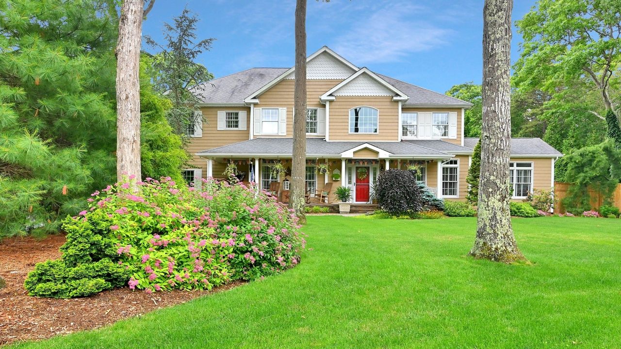 Yaphank Colonial on lush lot near park lists for 895,000 Newsday