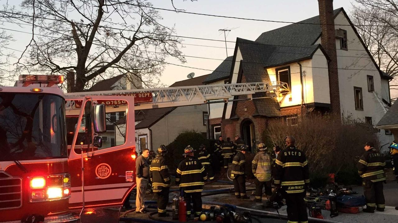 Firefighters injured battling house blaze in West Hempstead Newsday