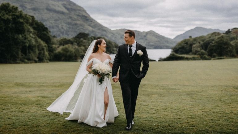 Brenna Shine and Kevin Rugg wed in Killarney, Ireland.