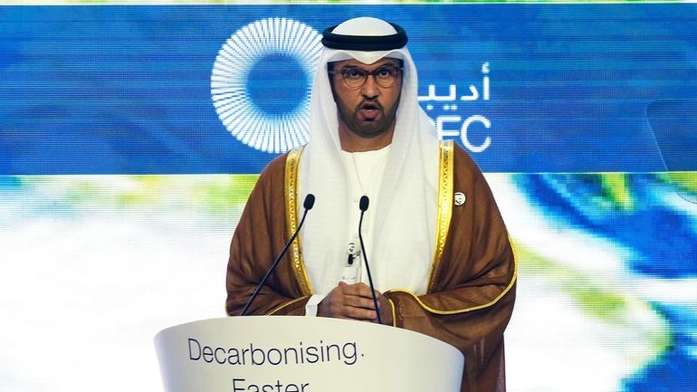 Sultan al-Jaber, the COP28 President-Designate and UAE's Special Envoy for...