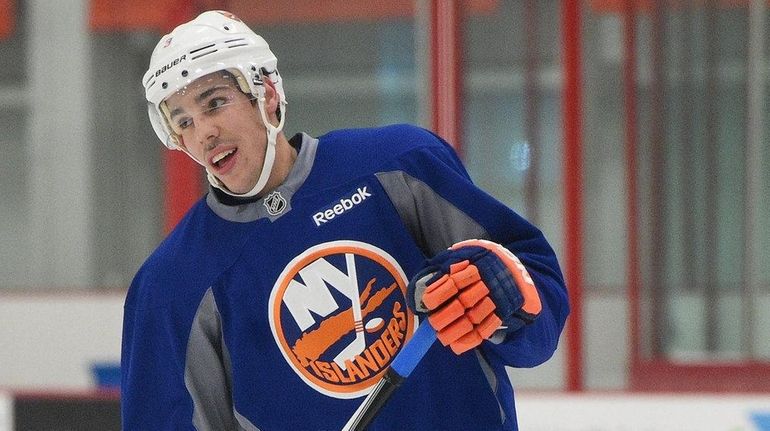 Islanders defenseman Travis Hamonic looks forward to new season.