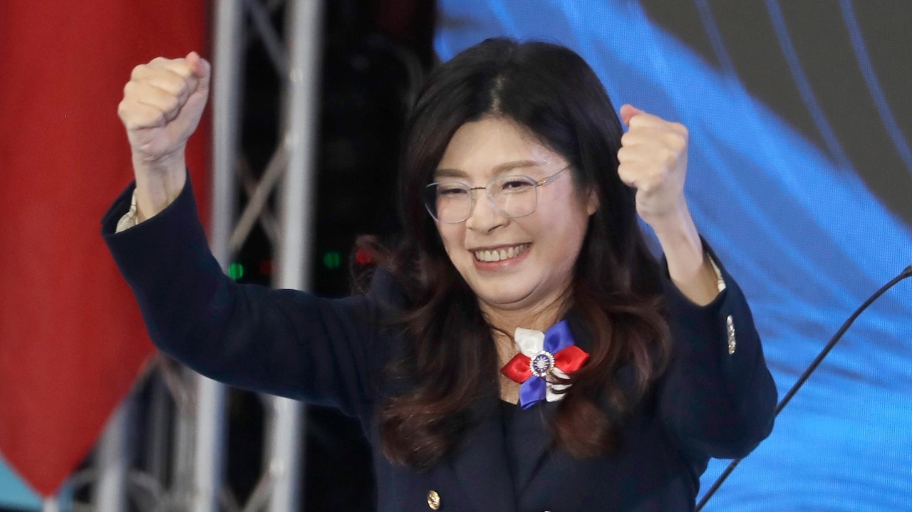 Taiwan opposition leader arrives in China on what she calls a 'journey to peace'