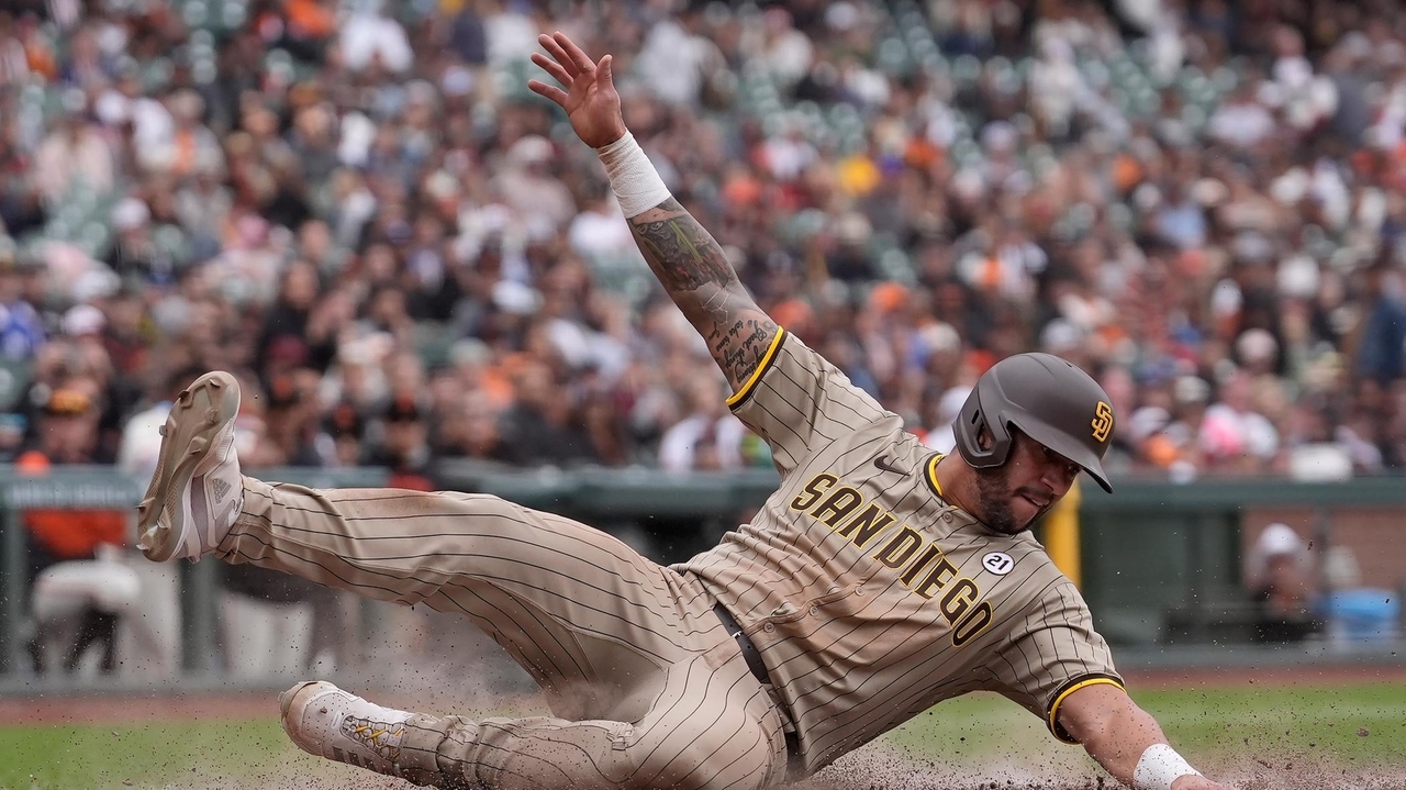 Padres beat Giants 4-3 in 10 innings for sweep, overcoming first righty  Splash Homer by Ramos - Newsday