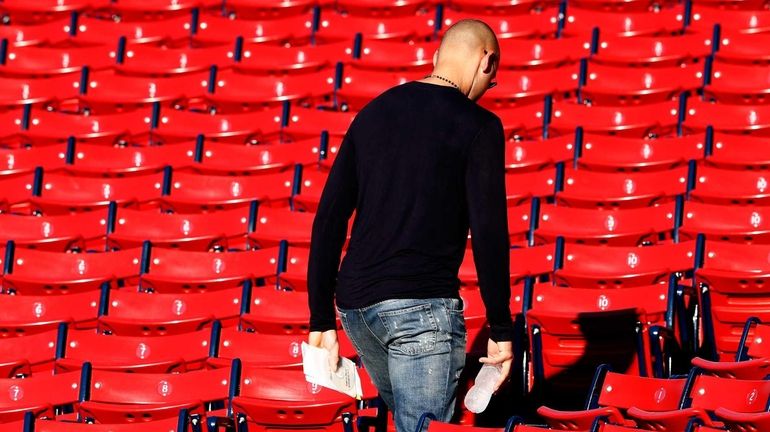 Derek Jeter souvenirs? They're everywhere at Fenway Park - Newsday