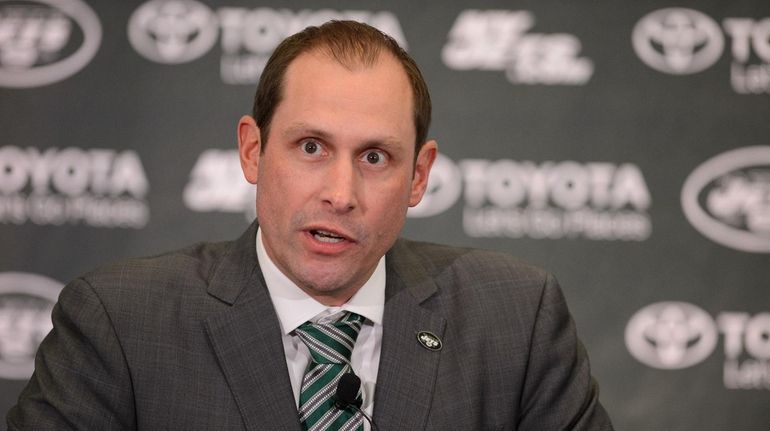 Adam Gase, the new head coach for the New York...