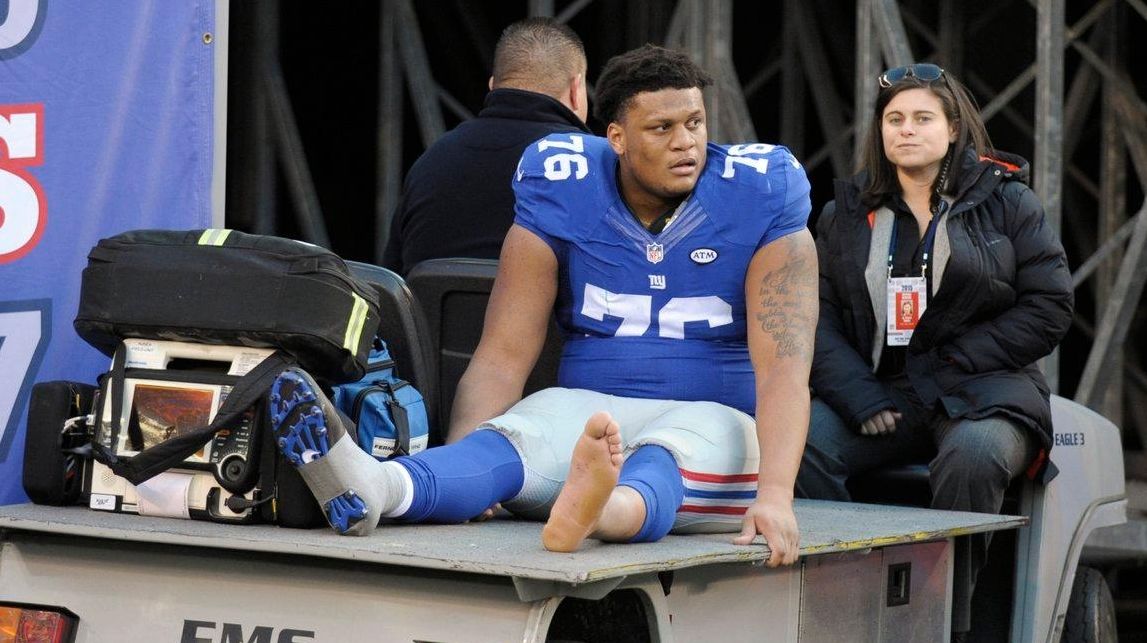 The Giants' Ereck Flowers will remain at left tackle in Week 3, PFF News &  Analysis