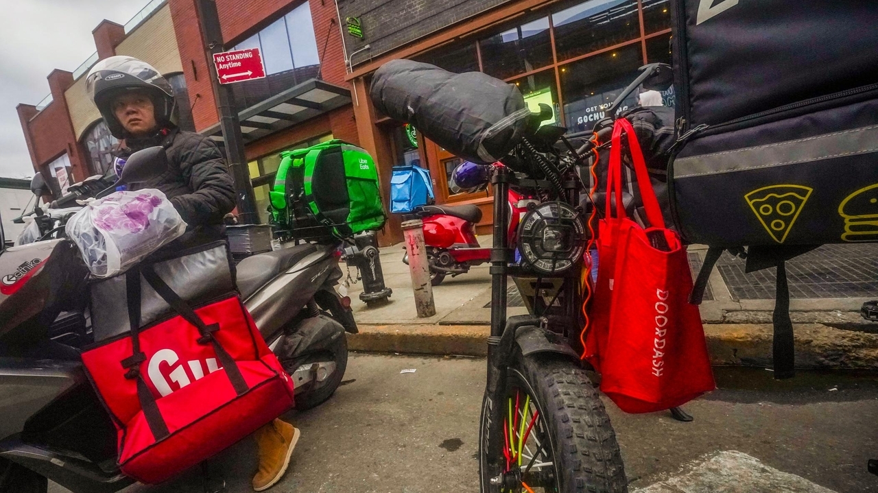 Getting food delivered in New York is simple. For the workers who do it ...
