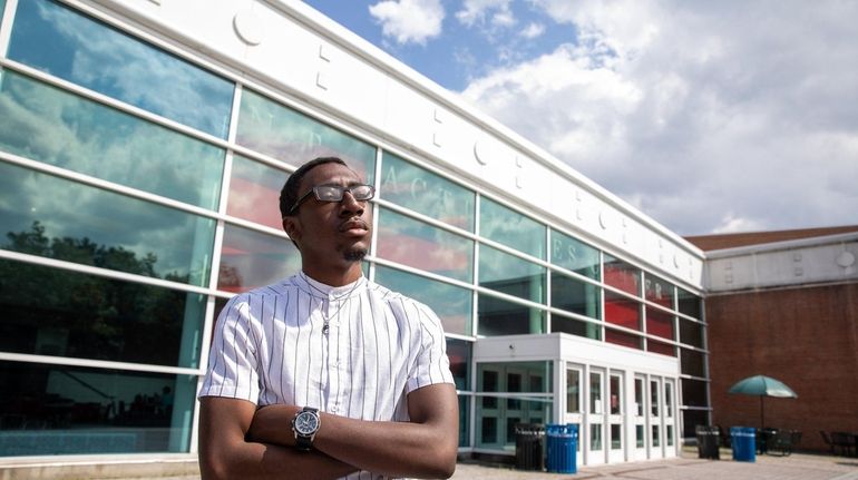 Stony Brook University student Christopher Jean, of West Hempstead, also...