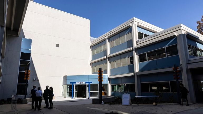 The newly remodeled Cluster C building at Nassau Community College...