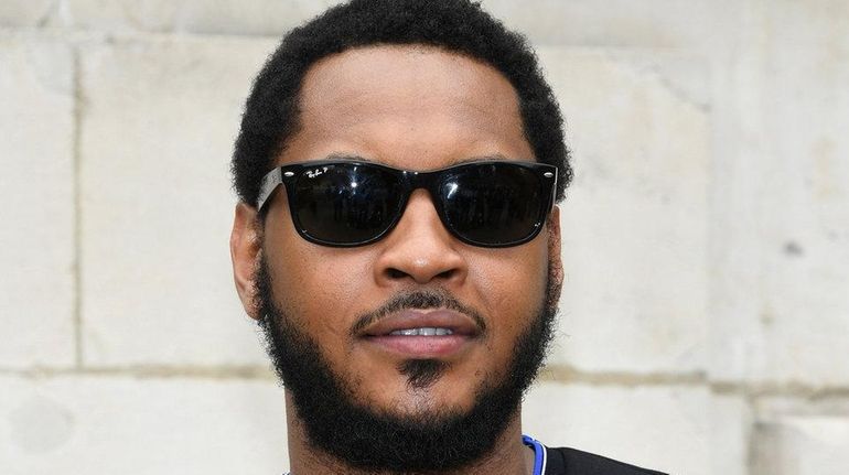 Carmelo Anthony attends the Dior Homme Menswear Spring/Summer 2018 at...