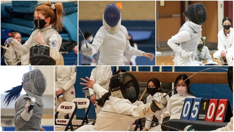 Clockwise, from top left: Aurora Aschettino of Oyster Bay, Kira...