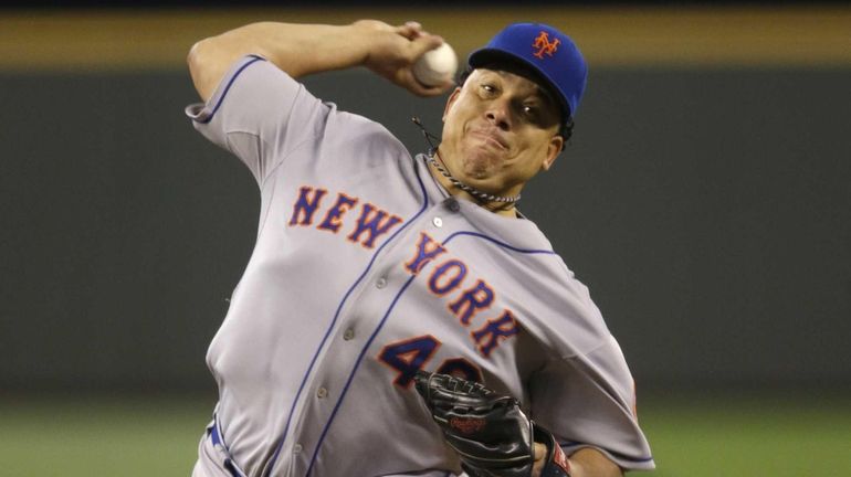 Bartolo Colon retires as a New York Met, throws out first pitch - Newsday