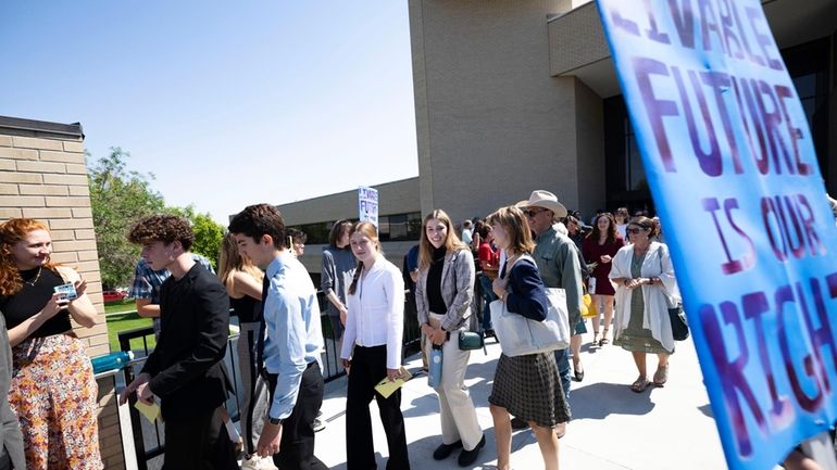 Youth plaintiffs in the Held v. Montana climate case leave...