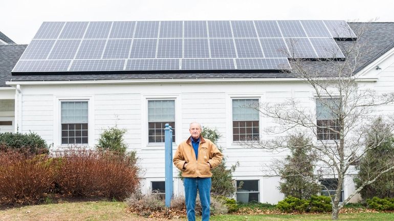 Peter Vielbig, the treasurer at the Shelter Island Presbyterian Church,...