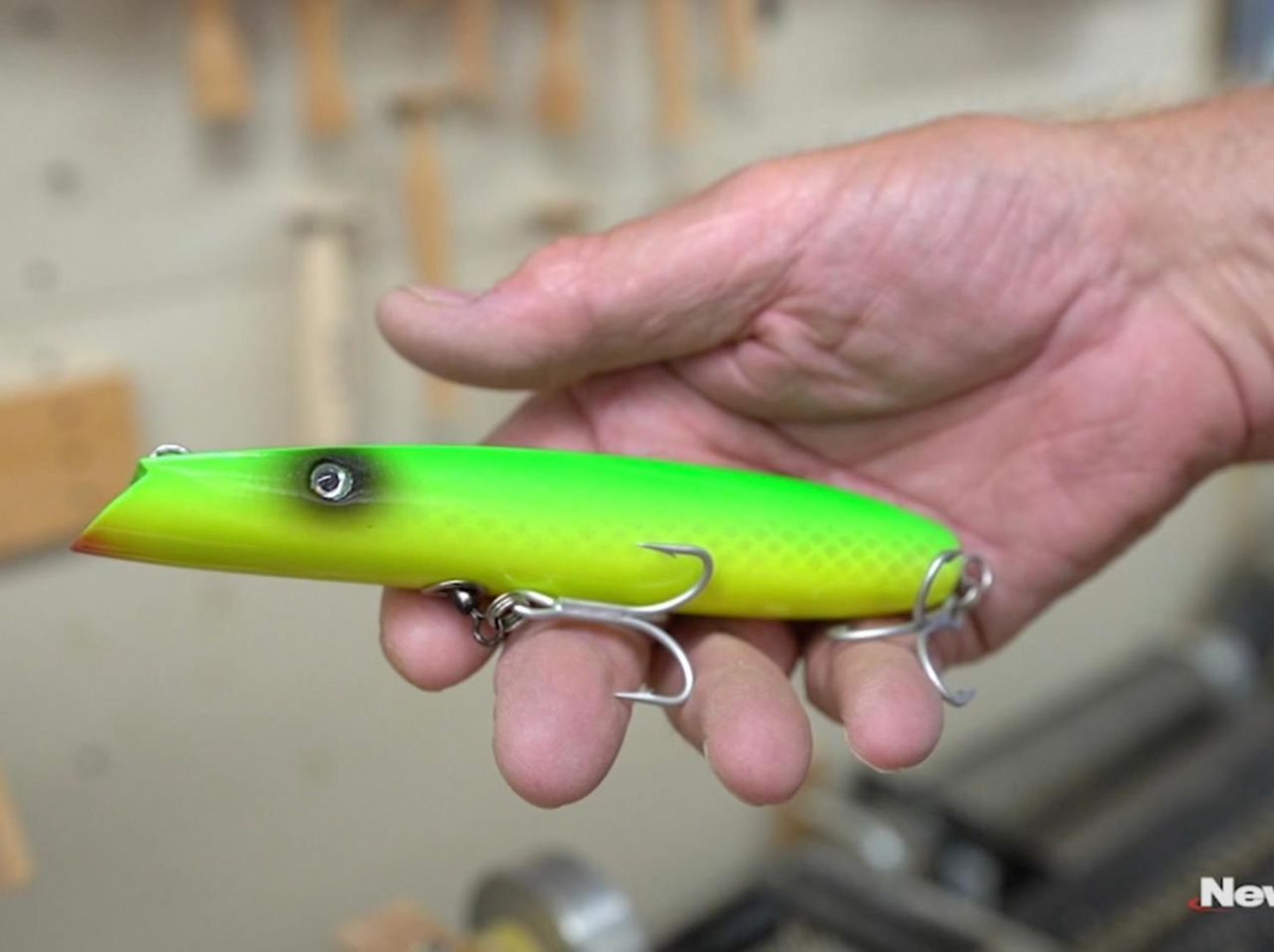 The lure of the big fish: LI craftsmen practice the art of 'plug making' -  Newsday