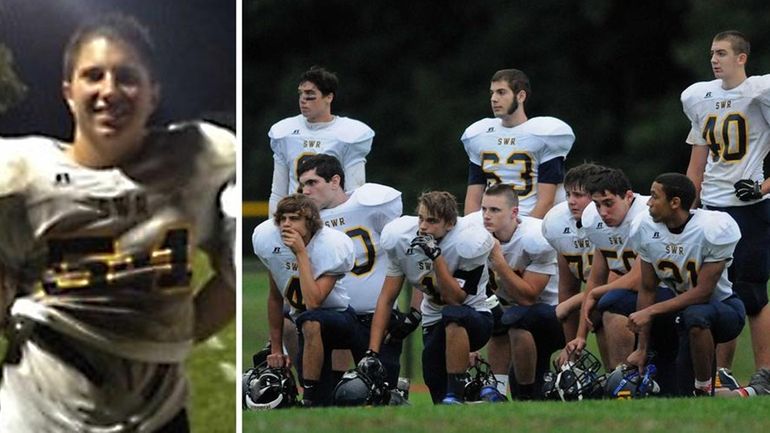 Shoreham-Wading River football player Tom Cutinella died after colliding with...