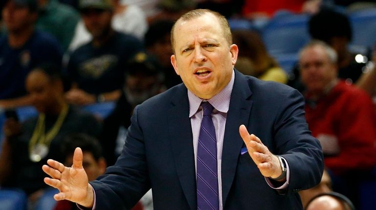 Coach Tom Thibodeau said "The first thing is you lay...