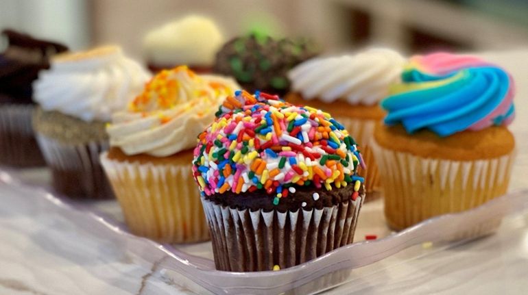 A selection of cupcakes at Cake Don Cupcakes in Huntington.