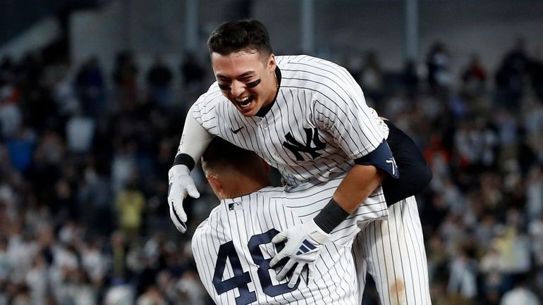 Anthony Volpe's walk-off sac fly saves Gerrit Cole, Yankees beat O's