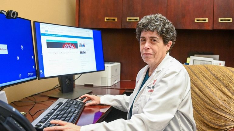 Dr. Sharon Nachman, chief of pediatric infectious diseases at Stony...