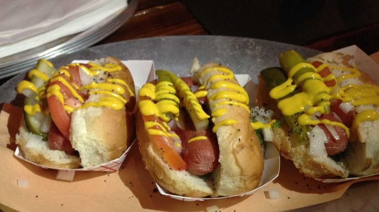 Hot dogs are a specialty at BBD's in Rocky Point....