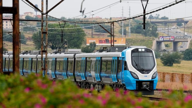 A newly launched Passenger Rail Agency of South Africa train...