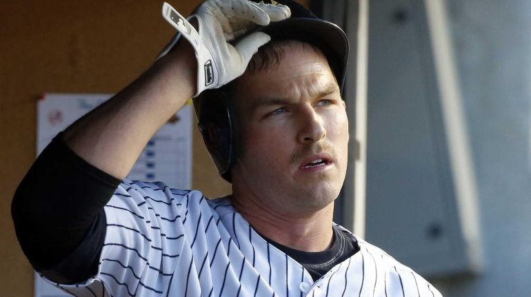 Stephen Drew of the New York Yankees is seen with...