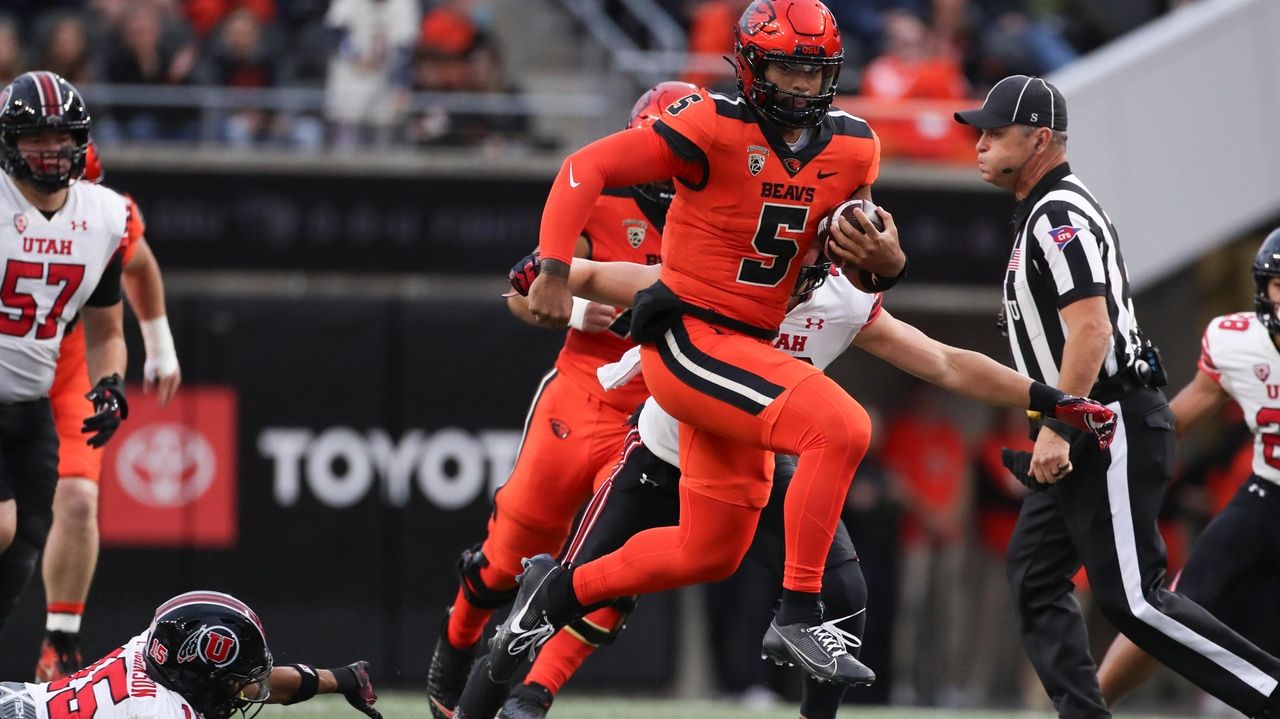 Silas Bolden has 2 TDs to help No. 19 Oregon State beat No. 10 Utah 21-7 -  Newsday