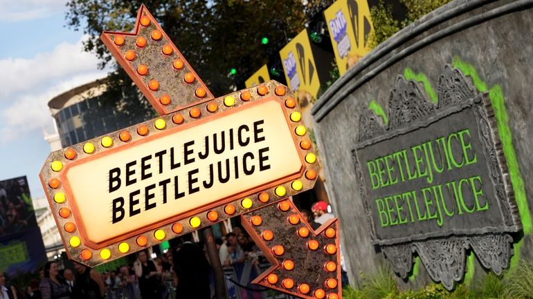 General atmosphere at the premiere of "Beetlejuice Beetlejuice" on Thursday,...