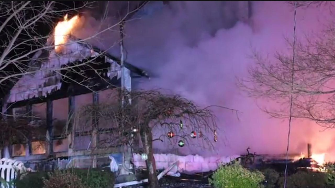 Fire ravages Hauppauge house Newsday