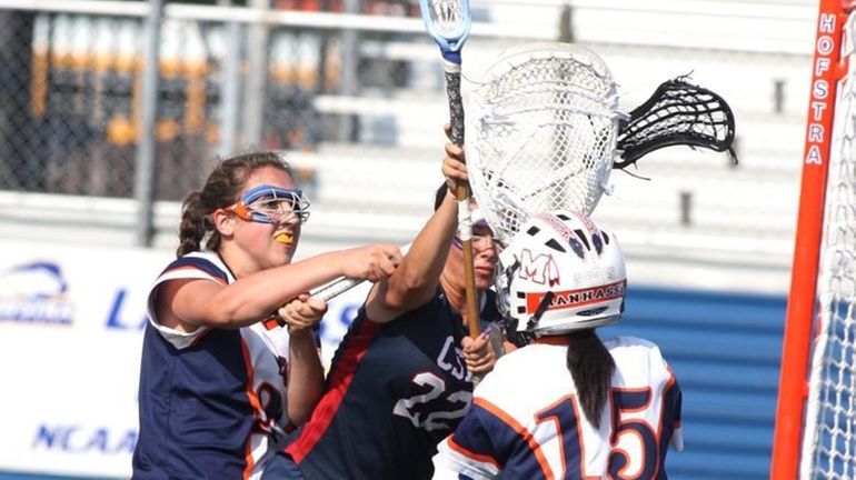 Cold Spring Harbor H.S. girls lacrosse player Victoria Kotowski, #...