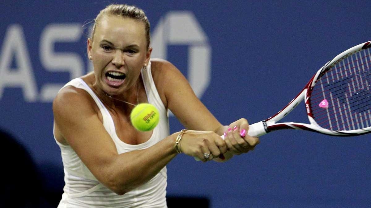 No. 1 seed Wozniacki tops Newsday