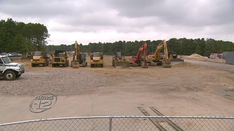 The future site of a Costco store along Route 58...