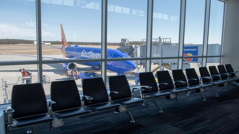   A busier MacArthur Airport, which now sees about 20...