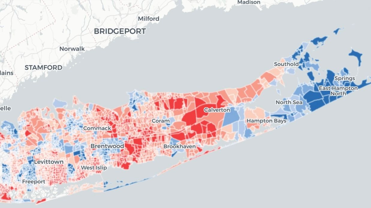 Map: How Long Island voted for president in Harris-Trump race - Newsday