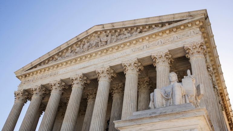 The U.S. Supreme Court, June 8, 2020, in Washington. The...