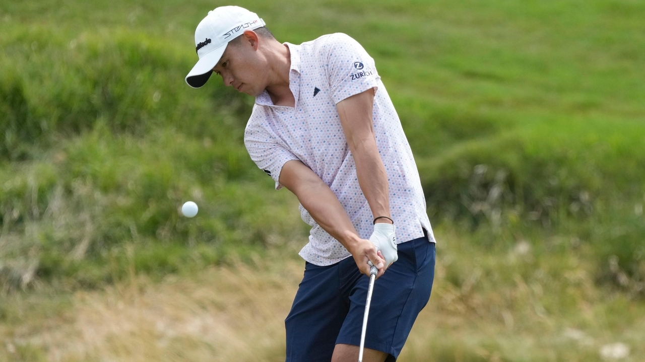 Collin Morikawa gets past back scare and swinging well at US Open