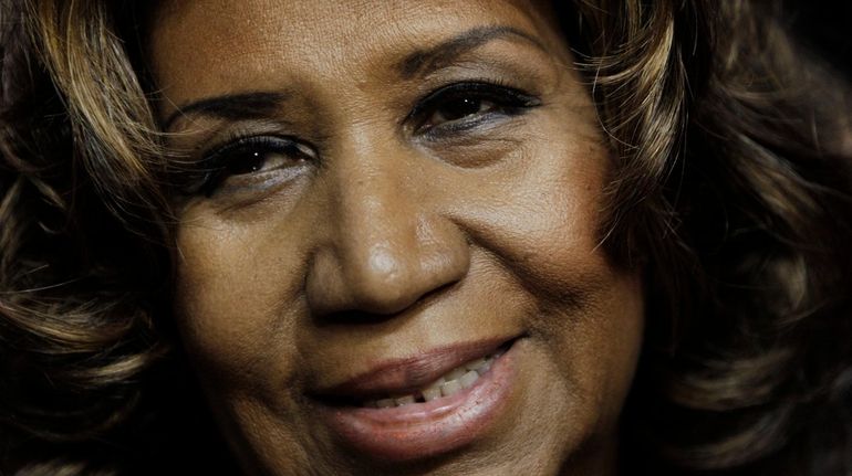 Aretha Franklin in Auburn Hills, Mich., on Feb. 11, 2011....